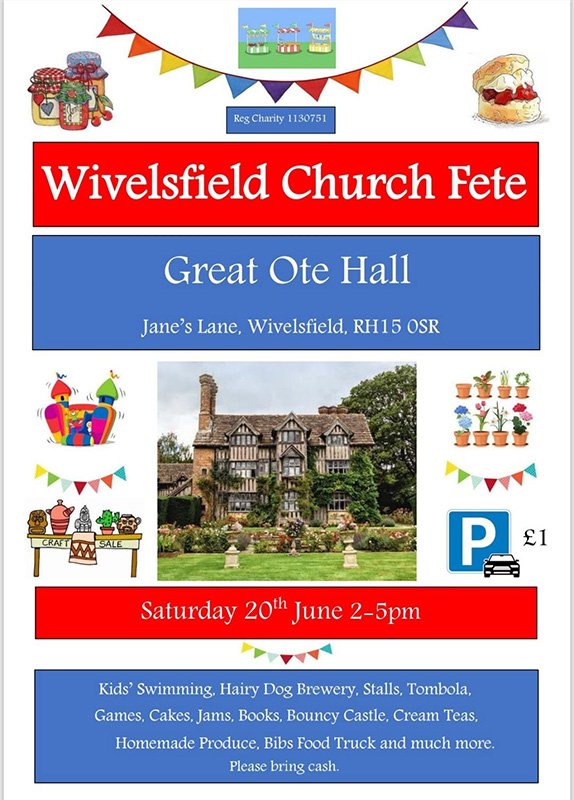 SWivelsfield Church Fete 20th July